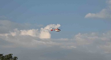 Hamile kadın ambulans helikopter ile Van'a getirildi