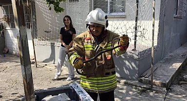 Hassa ve Erzin'de yerleşim alanlarına giren yılanları itfaiye yakaladı