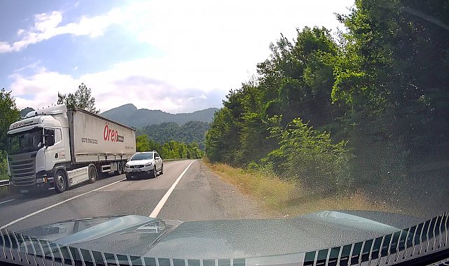 Hatalı sollama faciaya ramak kala bitti