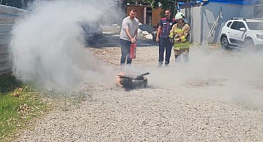 Hatay Arkeoloji Müzesi'nde yangın eğitimi ve tatbikatı gerçekleştirildi