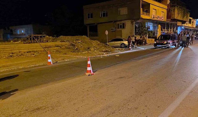 Hatay'da silahlı kavga kamerada: 2 yaralı
