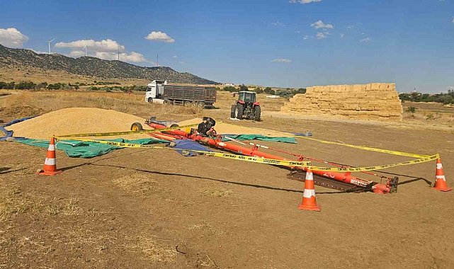 Hububat elevatörünün altında kalan 18 yaşındaki işçi hayatını kaybetti