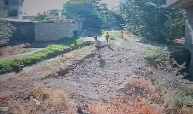 Iğdır'da sulama kanalına düşen iki çocuk son anda kurtuldu