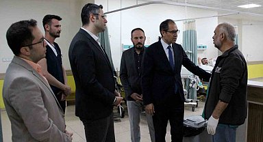 İl Sağlık Müdürü Erşan'dan Kayseri Devlet Hastanesi'nde inceleme