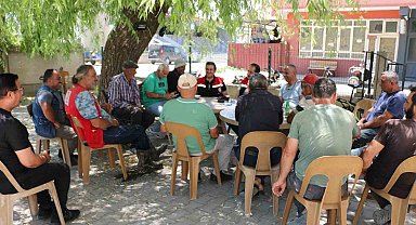 İl Tarım ve Orman Müdürü Koçaker, Uluköy'de çiftçilerle buluştu