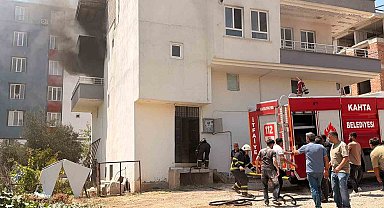 İşçilerin kaldığı evde yangın: 2 kişi dumandan etkilendi