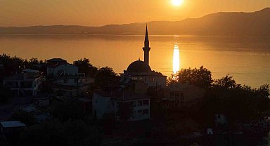 İzmir ve Çanakkale'ye rakip oldu: Elazığ'da kartpostallık gün batımı