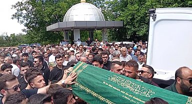 İznik Gölü'nde boğulan 21 yaşındaki İsmail İmamoğlu son yolculuğuna uğurlandı