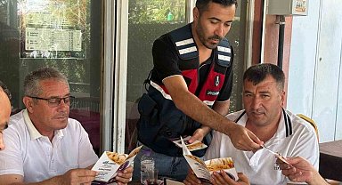 Jandarma vatandaşları dolandırıcılık konusunda bilgilendirdi