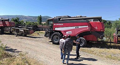 Jandarmadan hasat öncesi biçerdöver operatörlerine uyarılar