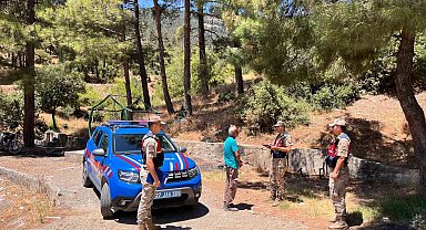 Jandarmadan orman yangınlarına karşı dron destekli devriye