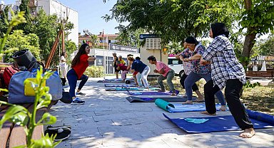Kadın Danışma Merkezi'nde sabah sporu