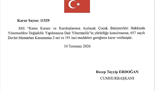 Kamu kurum ve kuruluşlarında çocuk bakımevleri yaygınlaştırılacak