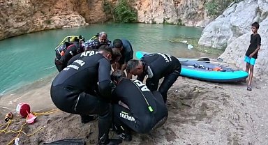 Kapuz Kanyonu'nda serinlemek için girdiği suda hayatını kaybetti