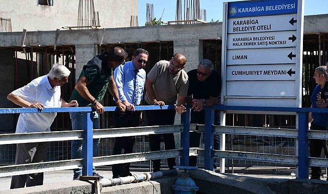 Karabiga'da köprüler yenileniyor
