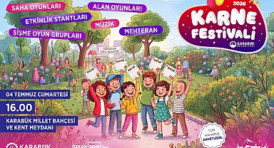 Karabük Belediyesi çocuklar için Karne Festivali düzenliyor