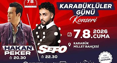 Karabüklüler Günü'nde Hakan Peker ve Sefo sahne alacak