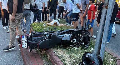 Karadeniz Ereğli'de otomobil ile motosiklet çarpıştı: 1 yaralı