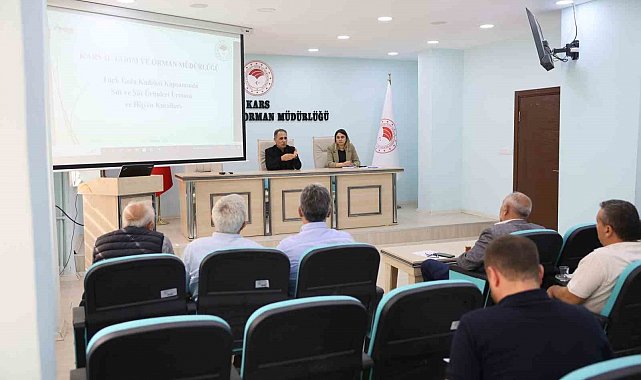 Kars'ta süt ve süt ürünleri üreticilerine güvenilir gıda eğitimi