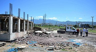 Kartepe'deki yeni Polis Merkezi Amirliği inşaatı yükseliyor