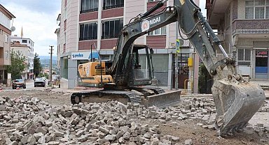 Kavak'ta ulaşımı rahatlatacak çalışma başladı