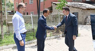 Kaymakam Abdullah Sarı'dan İlçe Millî Eğitim Müdürlüğüne ziyaret