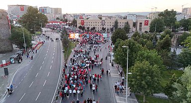 Kayseri'de 15 Temmuz coşkusu