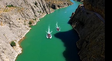 Kemaliye'de doğa ve adrenalin buluştu