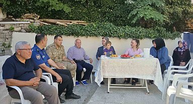 Kıbrıs gazisine minnet ziyareti