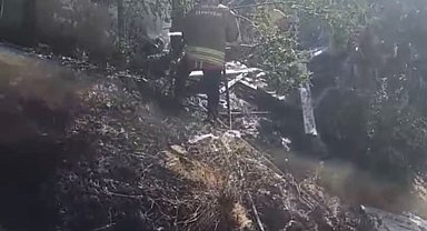 Kırıkhan'da bahçe yangını
