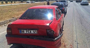 Kırıkkale'de 3 araçlı trafik kazası: 1 yaralı