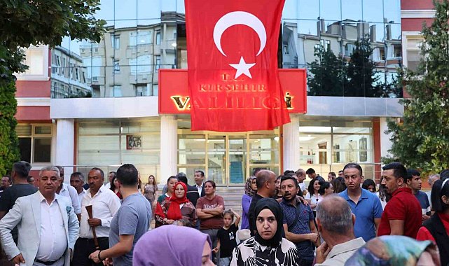 Kırşehirliler 15 Temmuz'un 10. yılında Cacabey Meydanı'nda buluştu