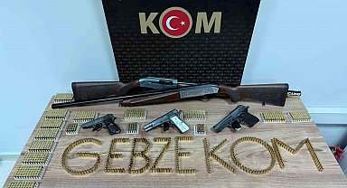 Kocaeli'de operasyon: Bin 513 fişek ele geçirildi