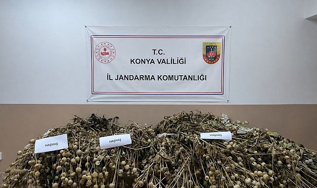 Konya'da jandarmadan uyuşturucu operasyonları: 5 tutuklama