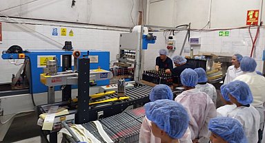 Koruma altındaki çocuklar üretimi yerinde gördü, meslekleri yakından tanıdı