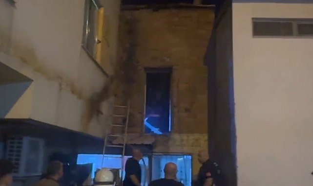 Kovancılarda baca yangını paniğe neden oldu