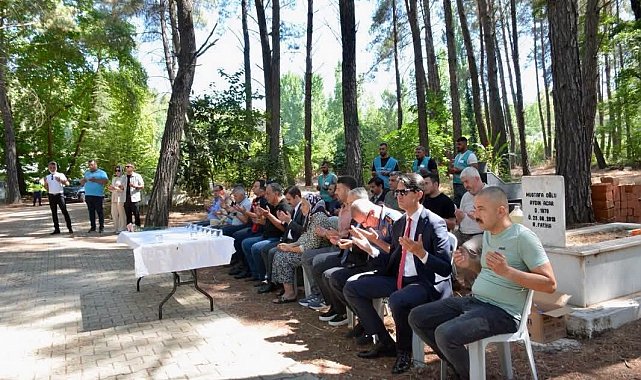 Köyceğiz'de şehitler için duada bulunuldu