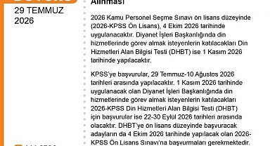 KPSS Ön Lisans başvuruları başladı