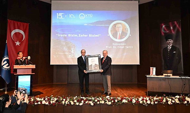 KTÜ'de "İrade Bizim, Zafer Bizim" Konferansı