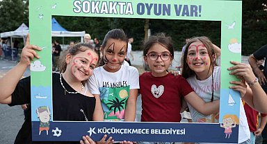 Küçükçekmece'de "3. Geleneksel sokakta oyun var" ın ilk gününe büyük ilgi