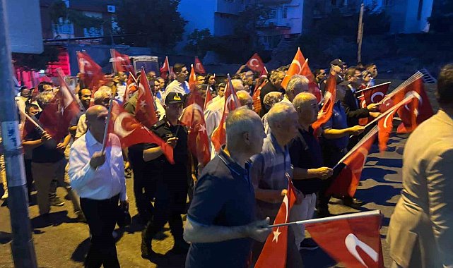Kuşadası, Didim ve Bozdoğan'da 15 Temmuz unutulmadı
