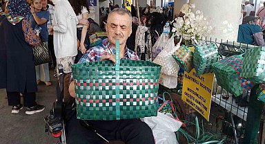 Madende geçirdiği iş kazası nedeniyle engelli kalan vatandaşın azmi örnek oldu