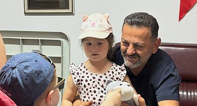 Makamın en özel misafirleri minikler oldu