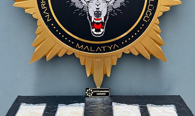 Malatya'da rekor miktarda sentetik kannabinoid hammaddesi ele geçirildi