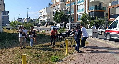 Manavgat'ta ticari taksi ile otomobil çarpıştı: 4 yaralı