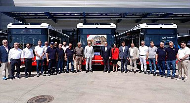 Manisa'nın ulaşım filosuna 15 yeni otobüs