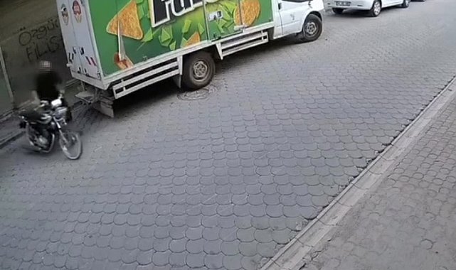 Mardin'de motosiklet hırsızlığı kamerada
