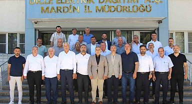 Mardinli muhtarlar Dicle Elektrik'in yatırımlarını memnuniyetle karşıladı