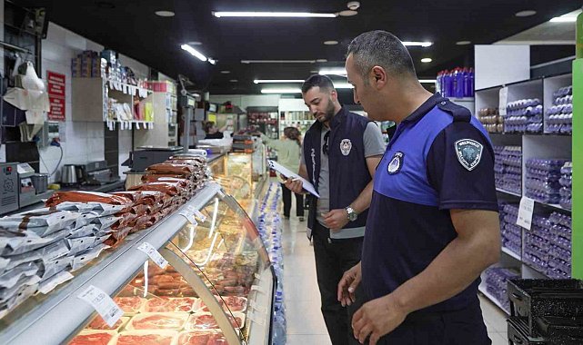 Melikgazi Zabıta'dan marketlerde sıkı denetim