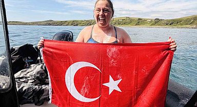 Melisa Uluarslan, Kuzey Kanalı'nı geçen 3. Türk kadın sporcu oldu